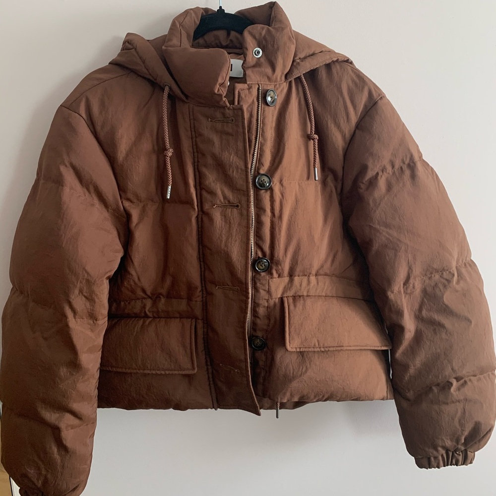 Uniqlo U Brown Puffer Jacket